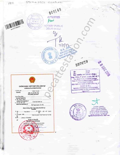 Birth Certificate Attestation