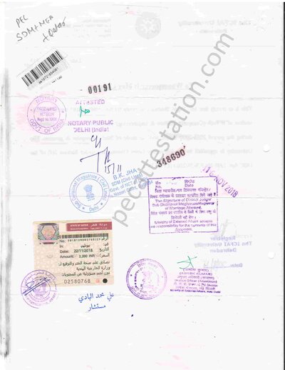 Bonafide Certificate Attestation